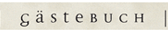 G&auml;stebuch